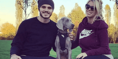 Wanda nara Icardi e il cane