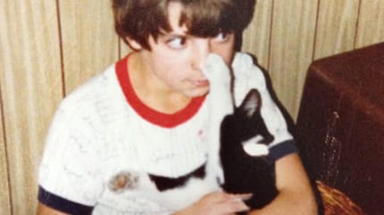 Martin Rütter Kinderfoto mit Katze