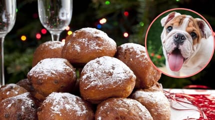 Oliebollen en hond