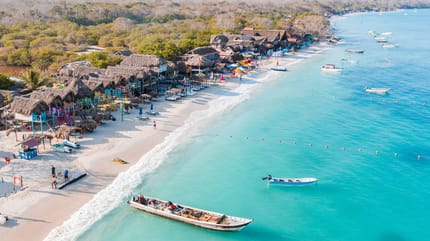 Playa que admite perros en Colombia