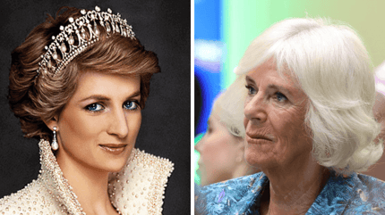 Lady Di und Camilla Parker Bowles.