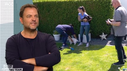 Rütter kommentiert Garten-Szene.