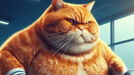 Chubby gato.