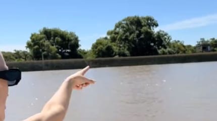Des ronds dans l'eau