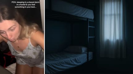 Ein Zimmer mitten in der Nacht