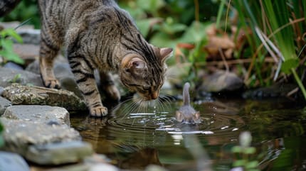 Katze und Wasserratte