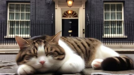 Larry, el gato de Downing Street