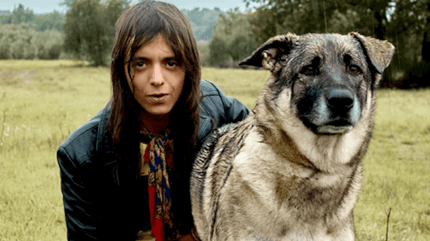 Lucio Corsi e il suo cane