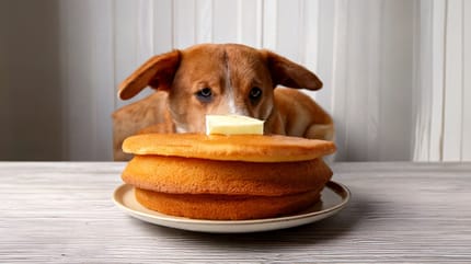 Mag een hond eierkoek eten?