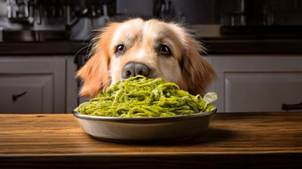 Mag een hond pesto eten?