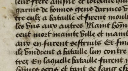 Manuscrit médiéval