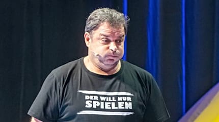 Martin Rütter auf der Bühne