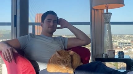 Matt and his cat