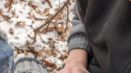 Escursione sotto la neve