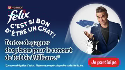 Robbie Williams © Purina@ Felix
