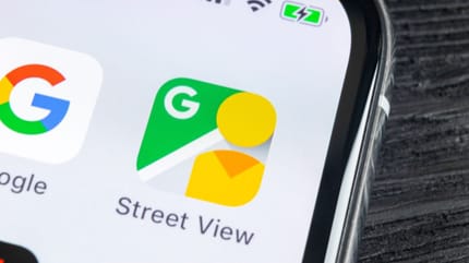 Das Symbol der Google Street View-Anwendung