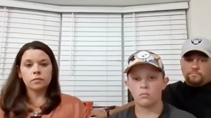 Une famille en interview