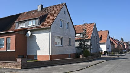 Quartier résidentiel avec des maisons de lotissement