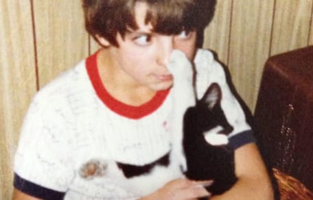 Martin Rütter Kinderfoto mit Katze