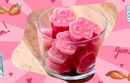 helados caseros para perros receta fresa y platano