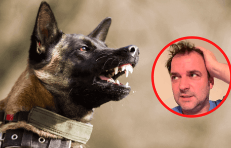 Polizeihund und Rütter