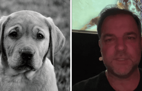 Hund und Martin Rütter
