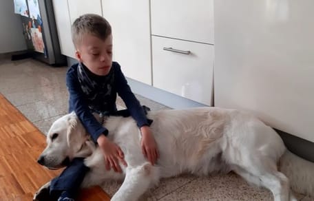 Maximilian und Hündin Smilla