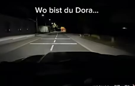 Nächtliche Autofahrt