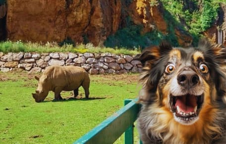 Admiten perros en Cabárceno