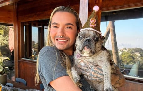 Bill Kaulitz und Hündin Alfia Pearlpop