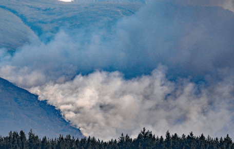 Cairngorms National Park wildfire