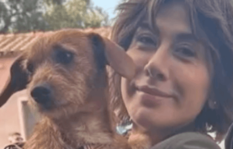 cane e Virginia Raffaele