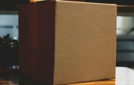 Abandoned cardboard box