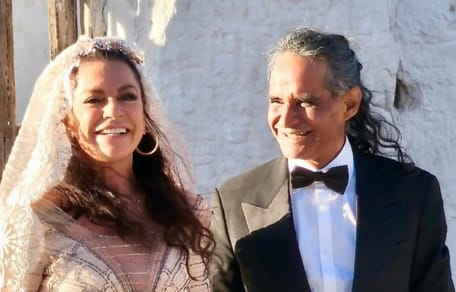 Christine Neubauer bei ihrer Hochzeit