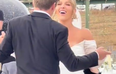Newlyweds' dance