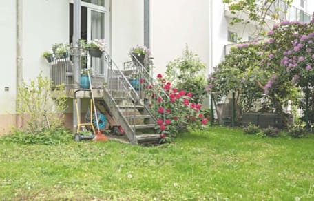 Der Garten der Hamburger Hundehalterin