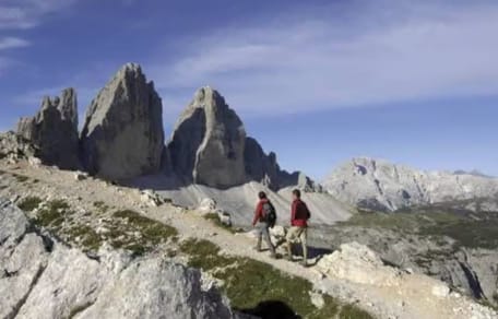 Drei Zinnen in den Dolomiten