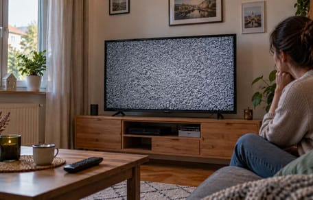 Fernsehbildschirm
