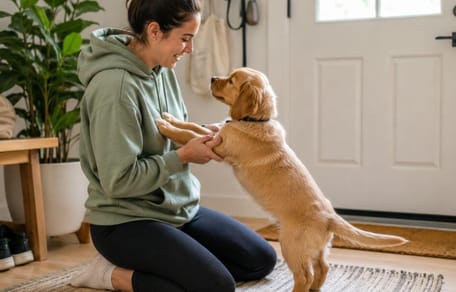 How to train your puppy not to jump up