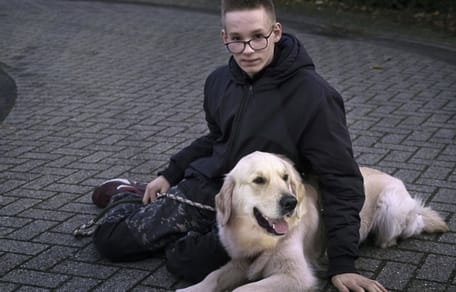 In Purmerend wordt vuurwerk gegooid naar hulphond Bumper