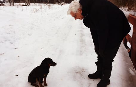 Jan Slagter heeft afscheid genomen van zijn hond met liftfobie