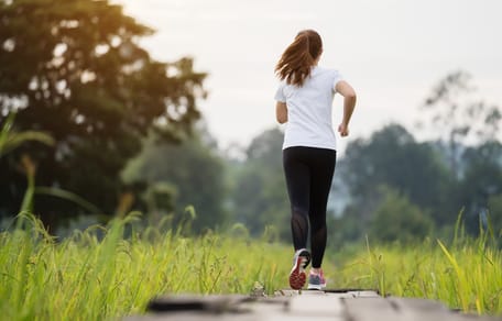 Jogster in de natuur