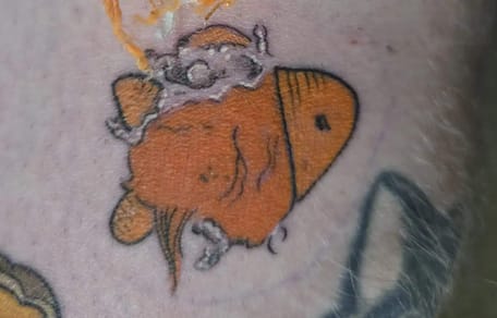 Kyles Tattoo für seinen Kater