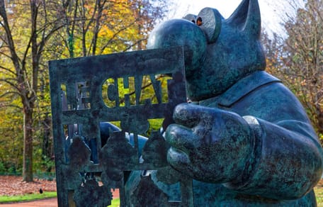 Le Chat exposition rue