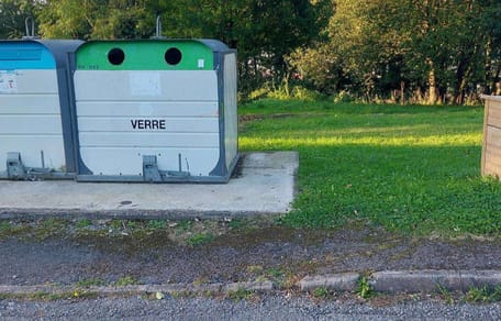 Der Fundort des Kartons