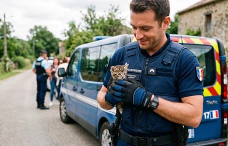 Les quatre chatons découverts par les gendarmes de la Marne ont chacun trouvé une famille