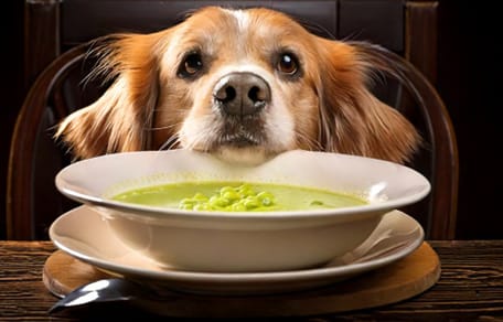 Mag een hond erwtensoep eten?