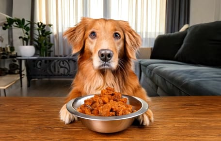 Mag een hond kibbeling eten?