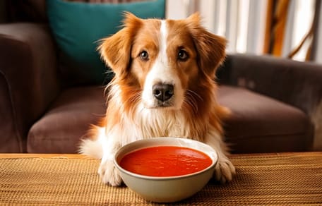 Mag een hond tomatensoep eten?