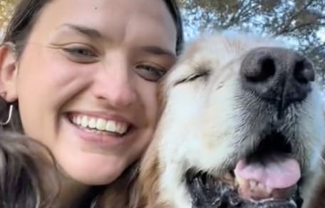 Makenzie and her dog